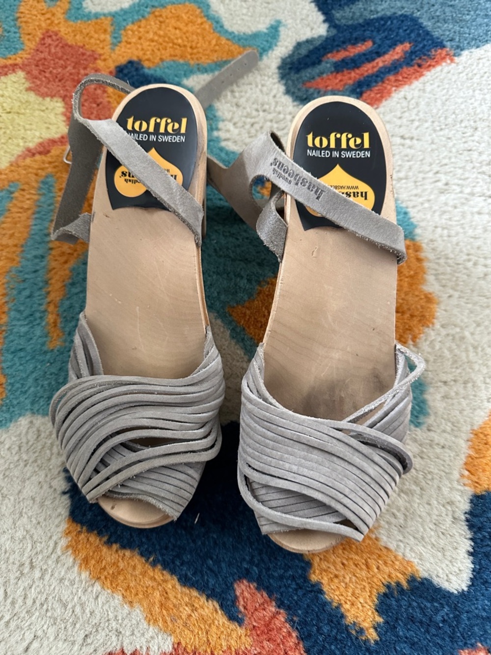 Hasbeens Swedish wood Sandals 37